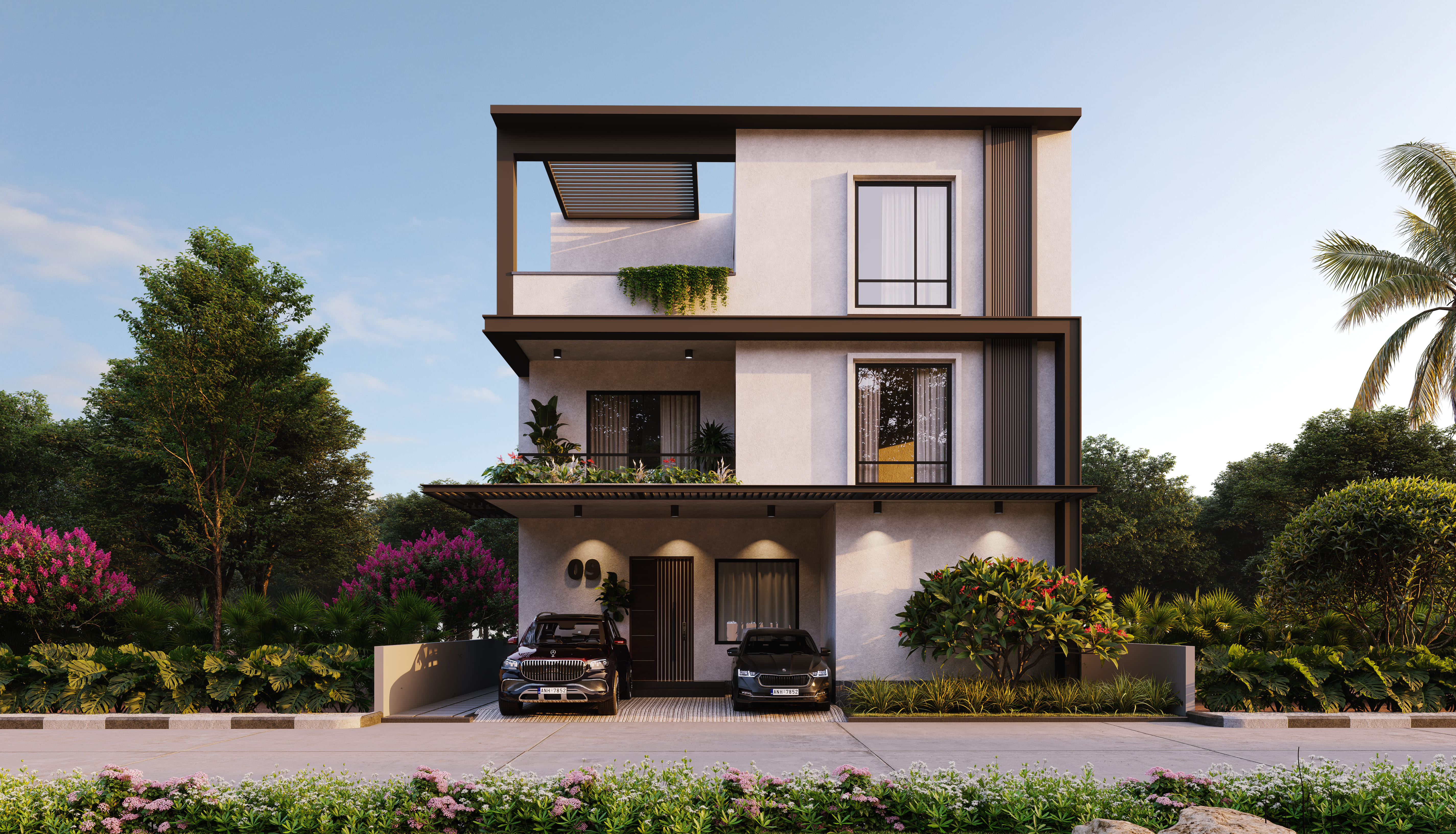 Villa Elevation West